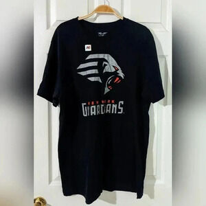 XFL New York Guardians‎ T-shirt Size XL Black NWOT